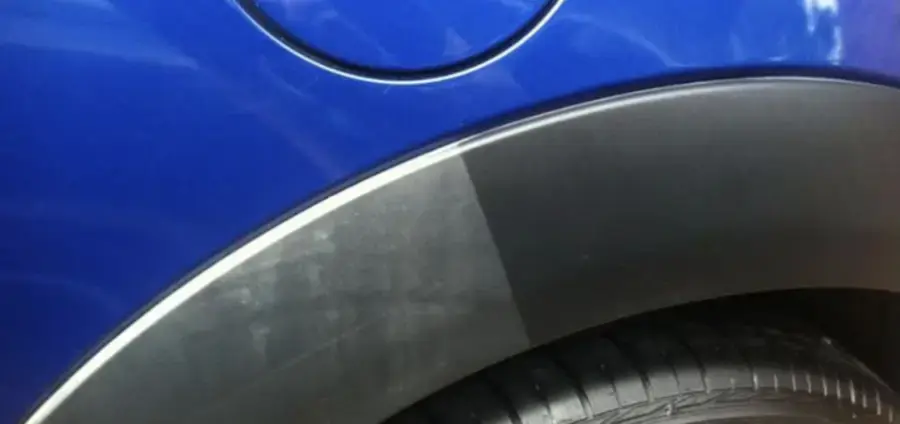 Exterior plastic trim coating